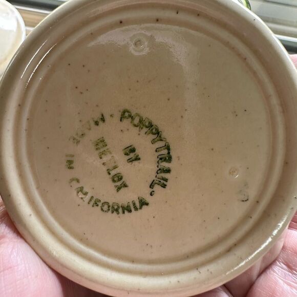 Vintage Poppytrail Sugar Creamer Salt and Pepper Shaker - Picture 3 of 6